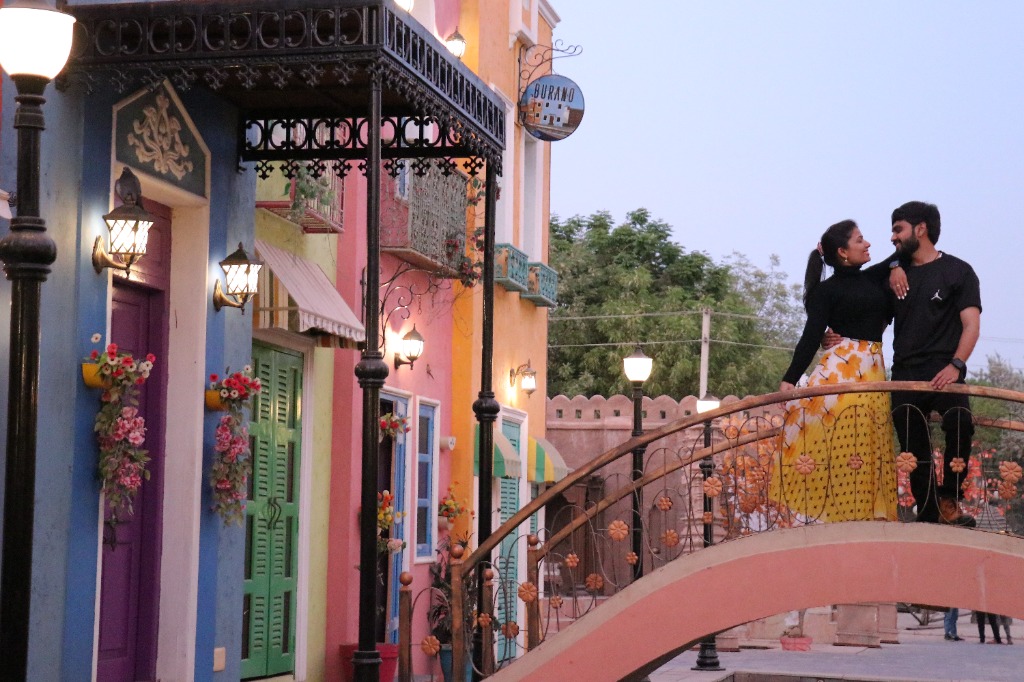 Burano Bridge Sunset Stroll